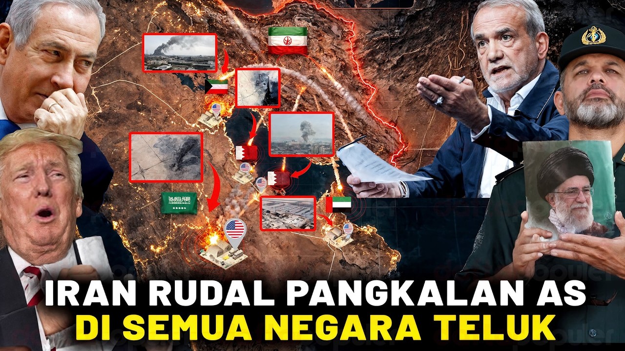 GELOMBANG SERANGAN TERBARU IRAN VS ISRAEL, AMERIKA