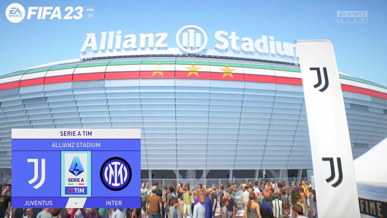 FIFA 23 | Juventus vs Inter - SERIE A Broadcast - Allianz Stadium - Next Gen Details PS5 [4K]