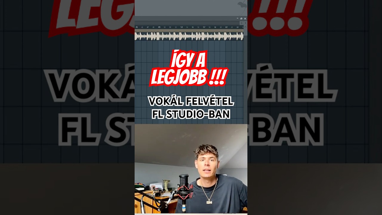 FL Studio Haszn&aacute;lata Magyarul - Felv&eacute;tel H&aacute;zilag #flstudio #vocalrecording #tutorial #flstudiotips