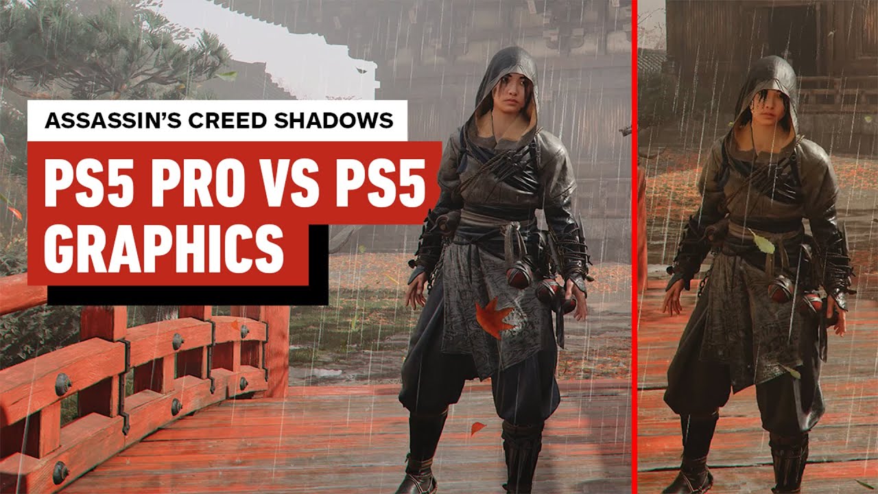 Assassin's Creed Shadows PS5 Pro vs PS5 Graphics Comparison