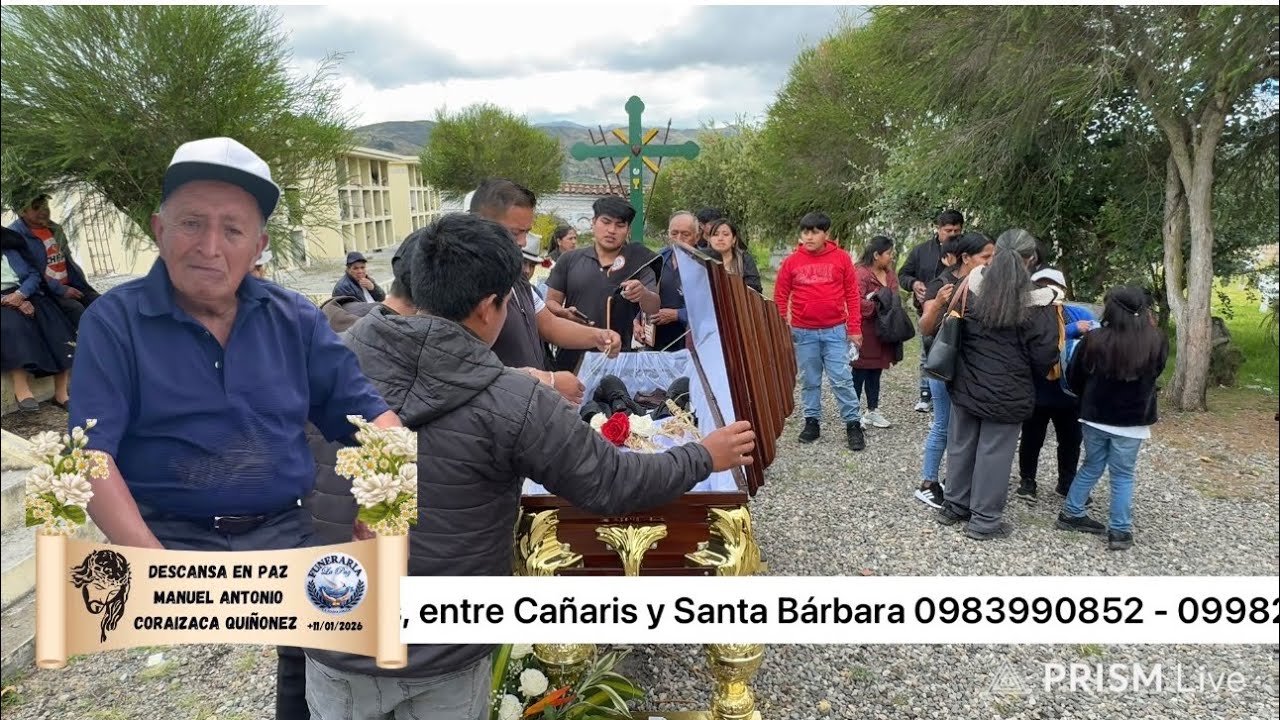 Funeral de MANUEL ANTONIO CORAIZACA QUIÑÓNEZ, San Juan - Gualaceo - Azuay- Ecuador, Enero 2026.