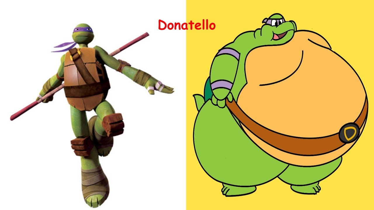 TMNT 2012  As Fat | TMNT 2012 In Real Life | TMNT 2012 As Monsters