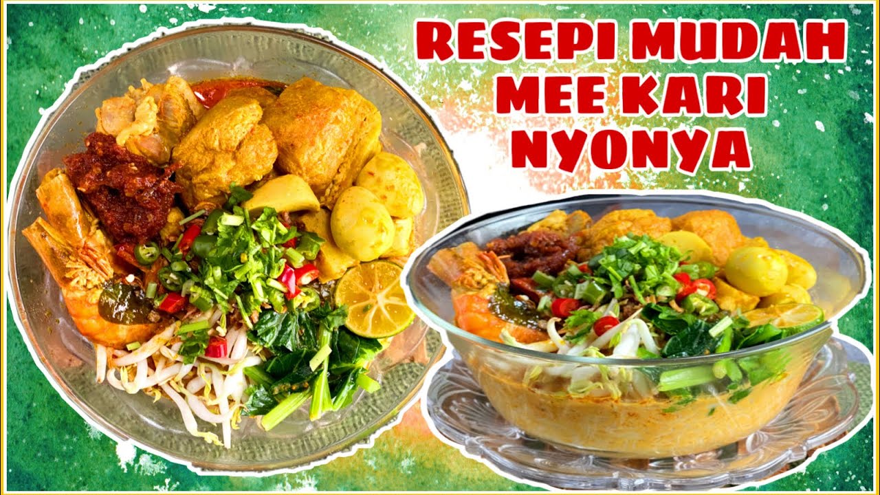 RESEPI MUDAH MEE KARI NYONYA