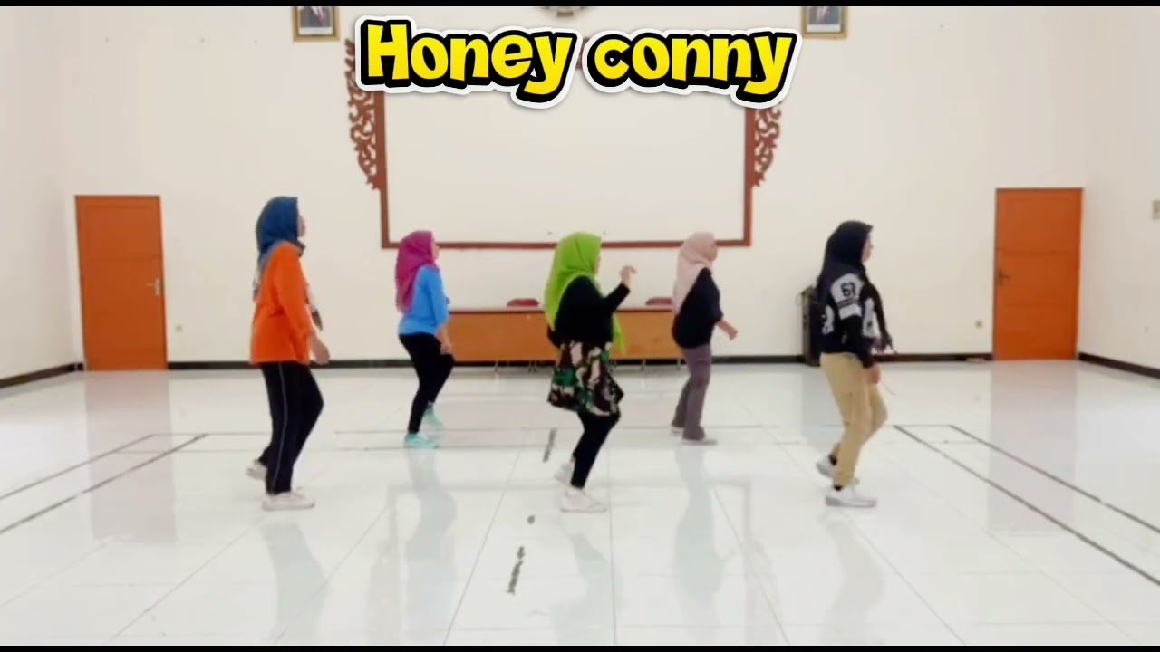 Honey Line Dance 💙 Honey Conny Line Dance bu Jadan D'Liners 🌹💖