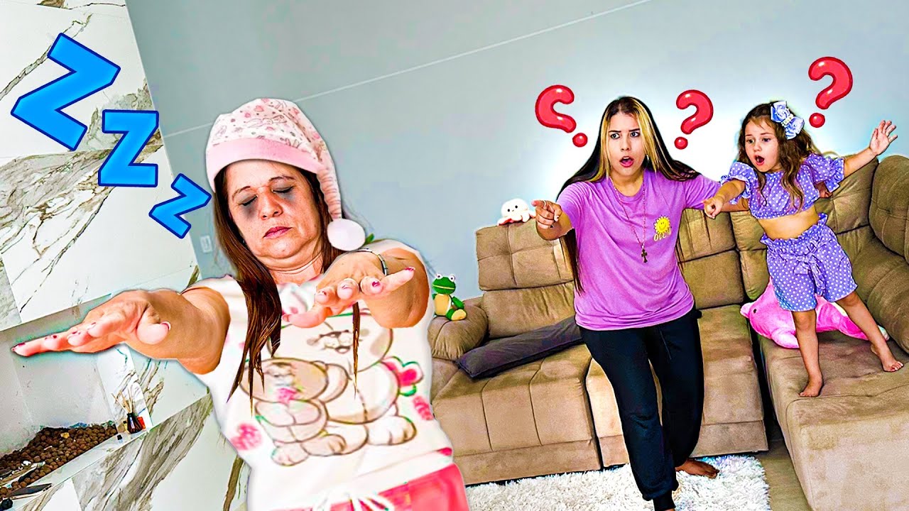 LAYRA E LARISSA TENTAM AJUDAR A MÃE SONÂMBULA QUE CORRE PERIGO!