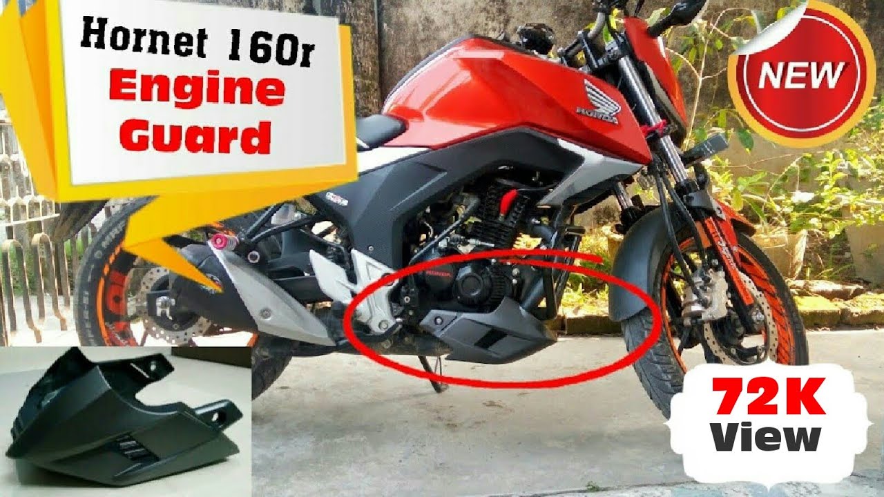Honda Hornet 160r  Engine Guard - Best Engine Belly Pan for Honda Hornet 160r | Hornet 160r Modified