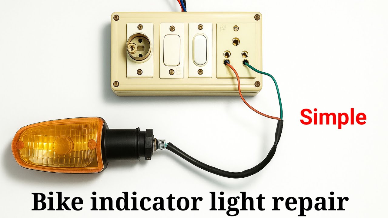 Bike Indicator Light Repair | Easy Fix for All Bikes | Step by Step Guide in Hindi @elvishalinfo