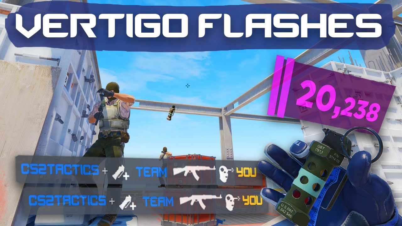 CS2 Vertigo - How to get 30 Enemies Flashed EVERY GAME!