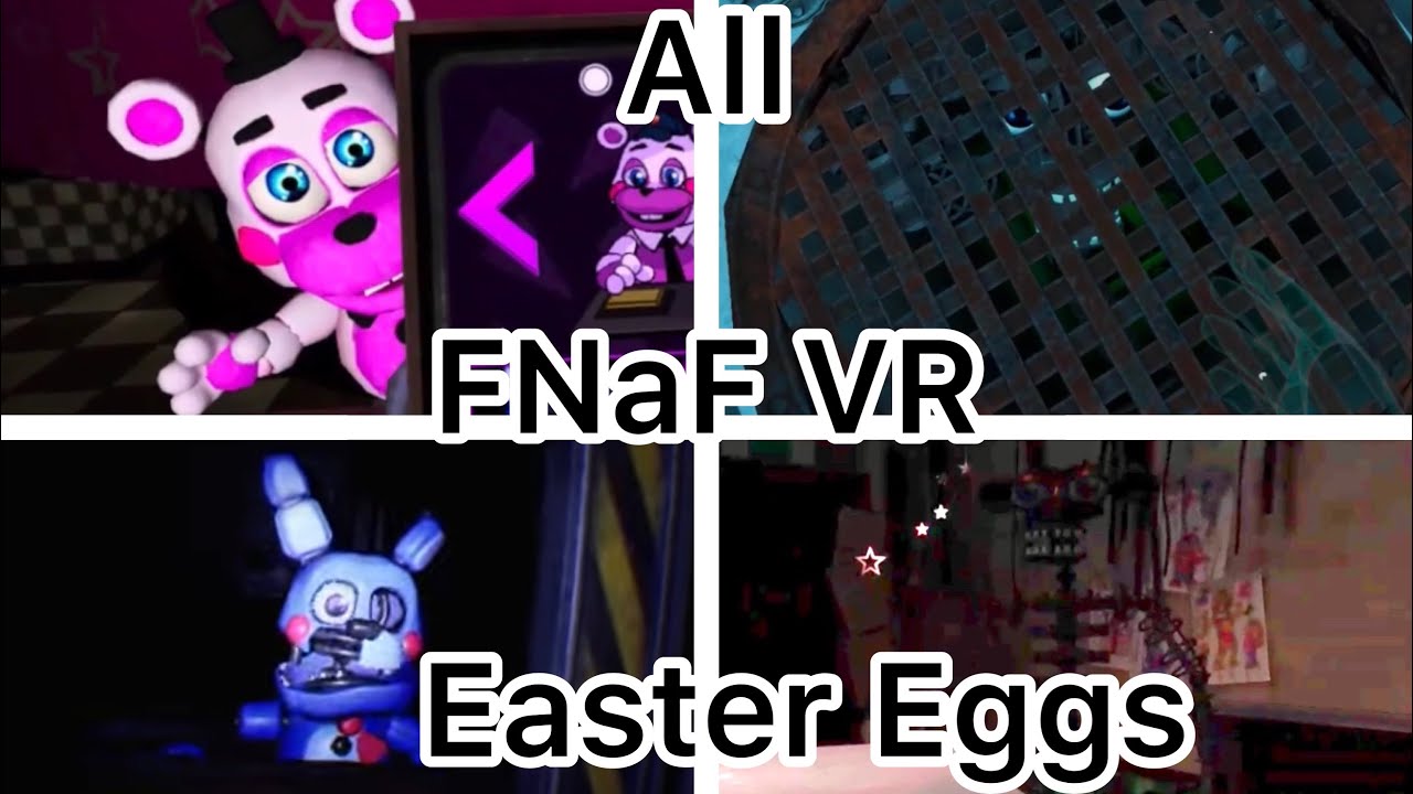 FNaF VR Help Wanted - ALL Easter Eggs