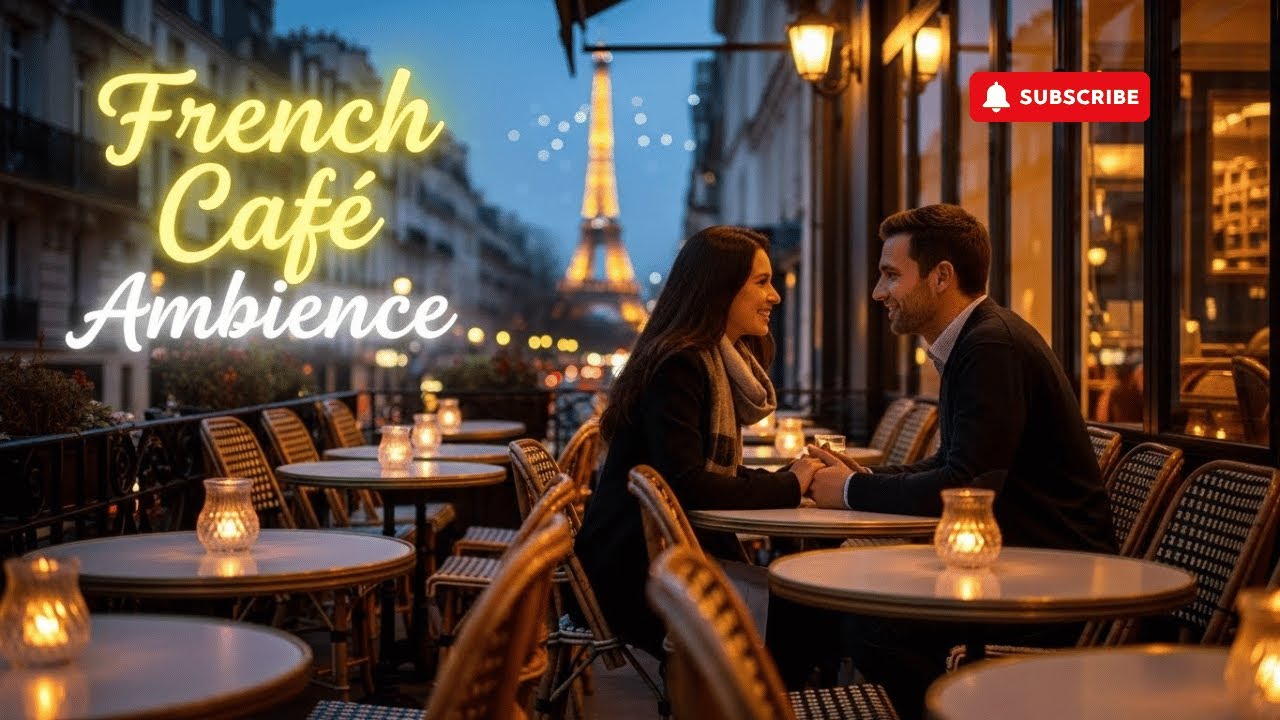 French Caf&eacute; Ambience &ndash; Paris Evening Scene