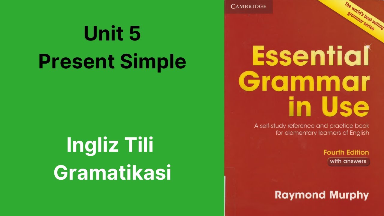 5. Present Simple - Hozirgi Oddiy Zamon: Ingliz tili gramatika darslik @EnglishClubuz