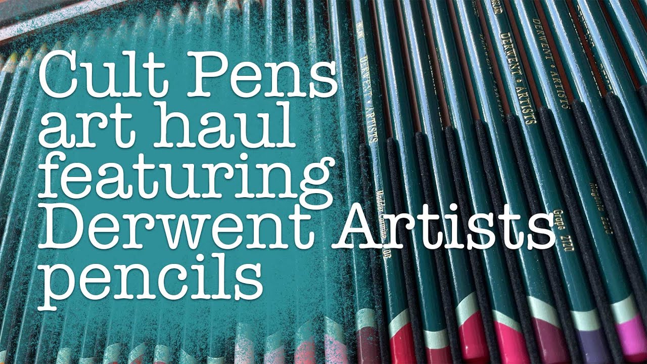 Cult Pens Art Haul featuring Derwent Artists pencils 120 set