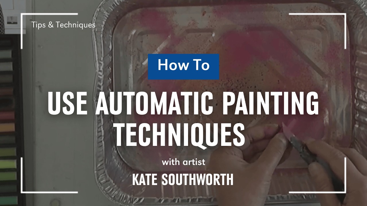 How to Use Automatic Painting Techniques (Inspired by Ithell Colquhoun) | St Ives School of Painting