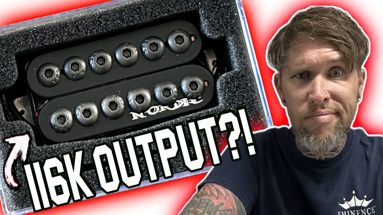 116K OUTPUT PASSIVE PICKUP - NORDIC PICKUPS ODIN!