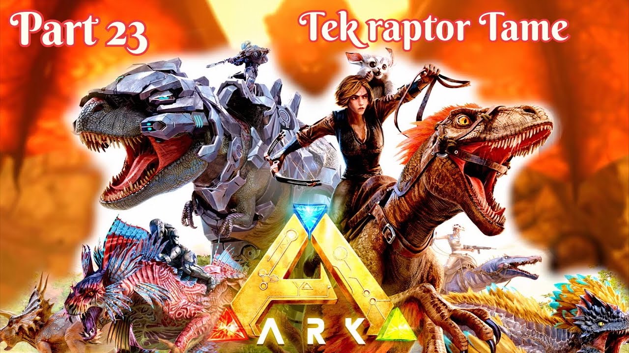 Tek raptor tame | The is land | Ark ultimate mobile edition | Episode 023