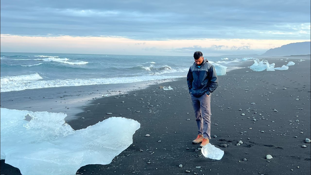 The Most Beautiful Beach in Iceland 🇮🇸 Road Trip తెలుగులో