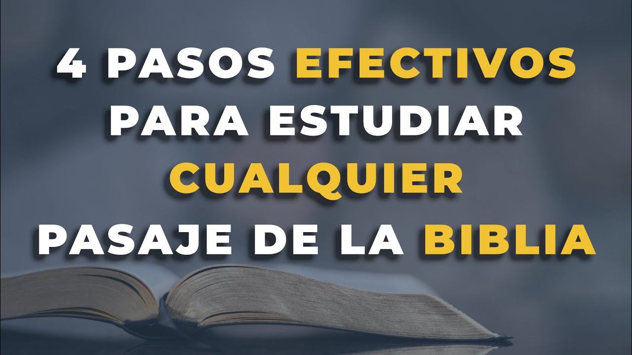 Cómo Estudiar La Biblia (Cómo estudiar la Biblia para predicar)