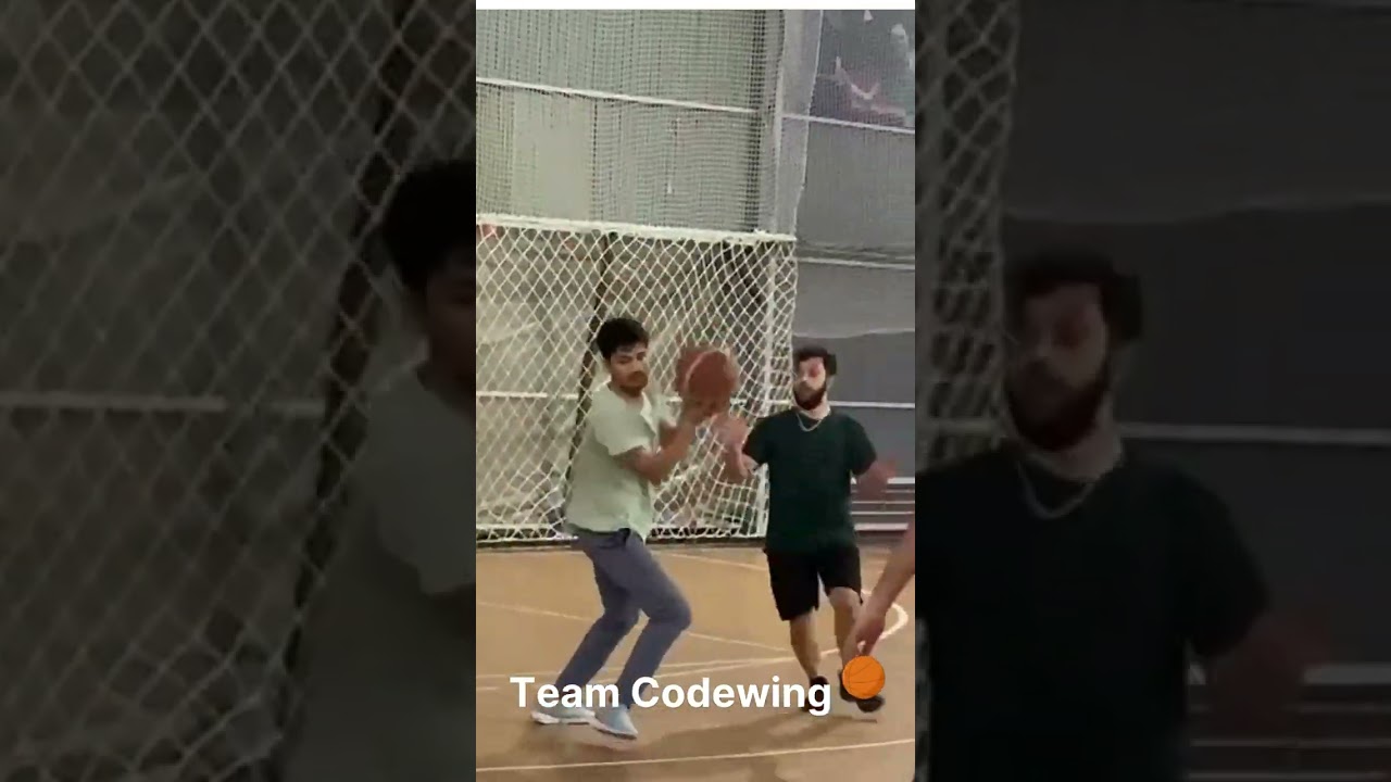 Team Codewing Playing Basketball