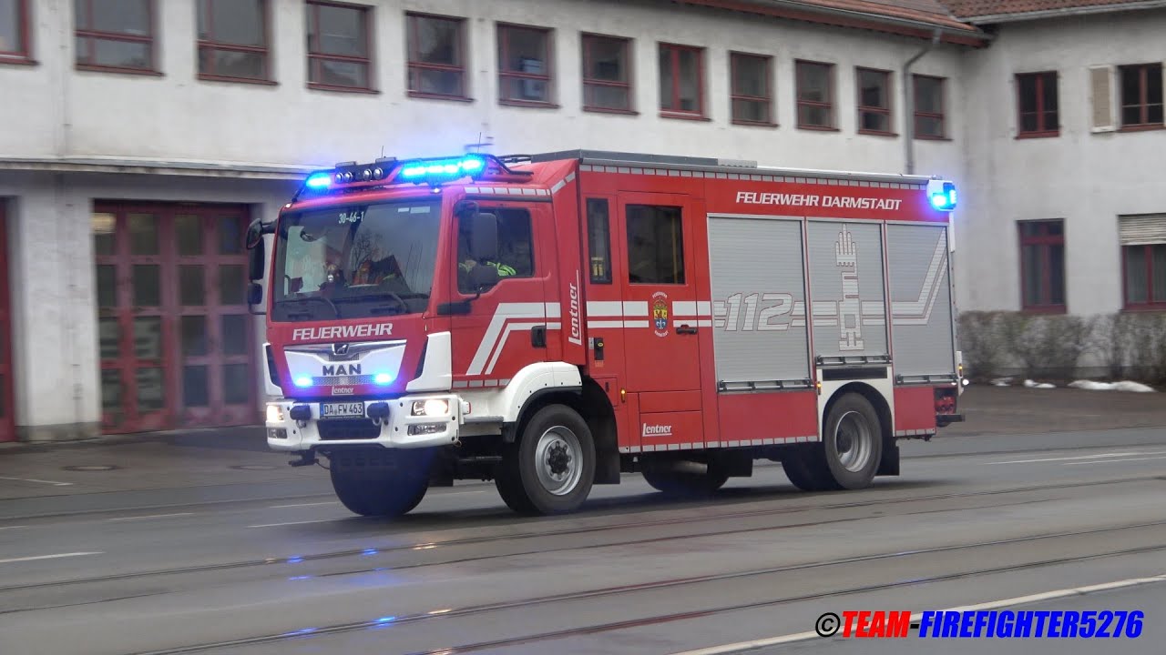 [Wachbesetzung und Einsatzbereitschaft] BF + Freiwillige Feuerwehr und Rettungsdienst in Darmstadt
