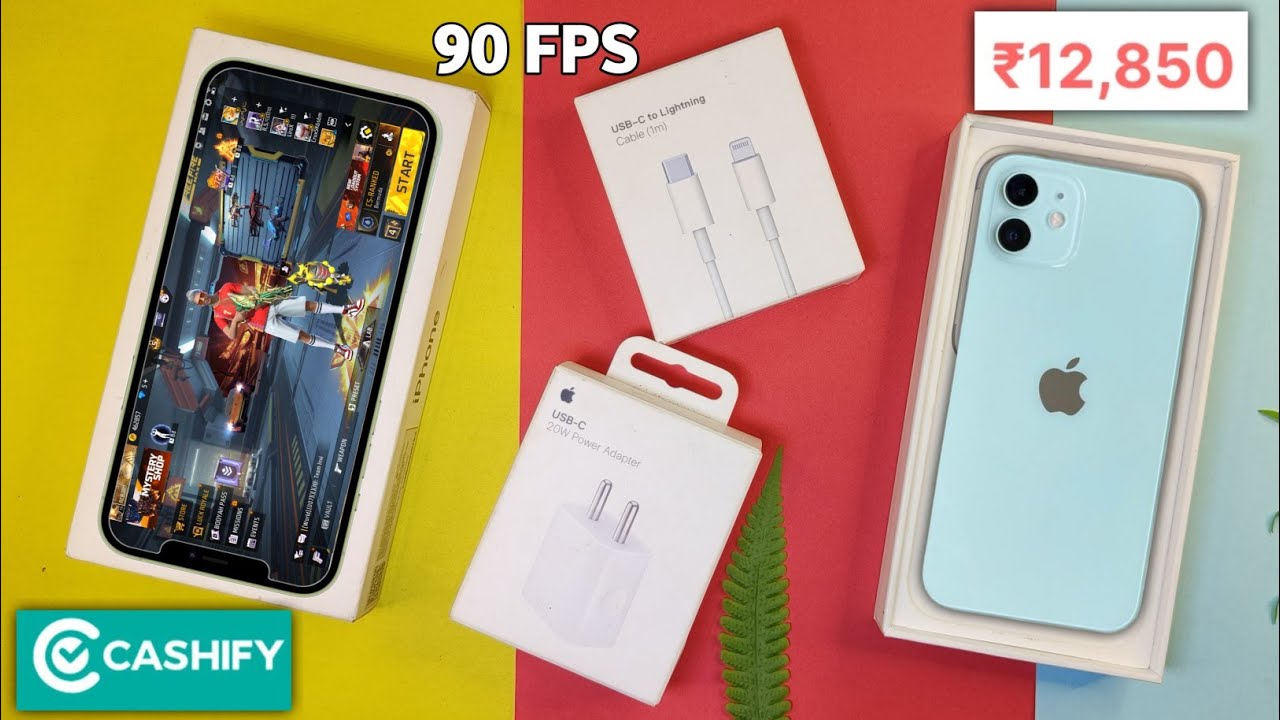 iphone 12 unboxing from cashify // iphone 12 unboxing gaming review // iphone 12 free fire gameplay