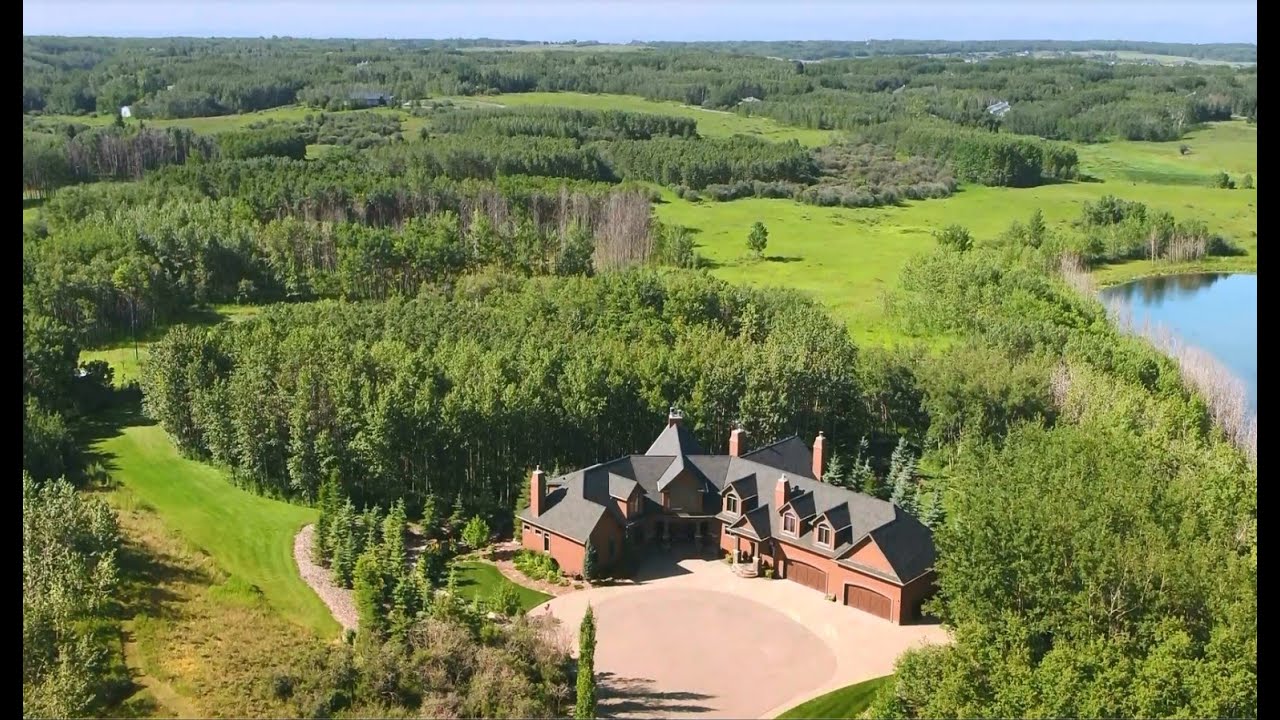 Welland Way Bearspaw Aerial Views #251096 - Stewart J Lowe -Area Realtor Listing - 4.05 Acres .