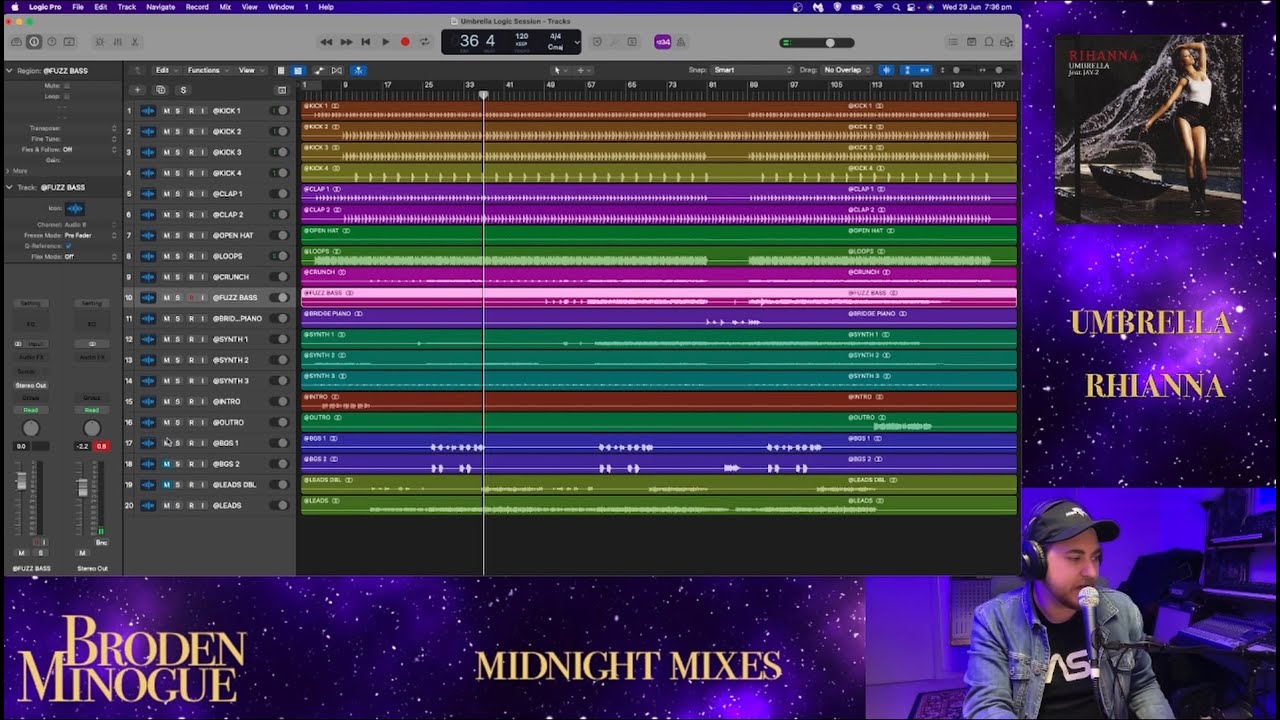 Umbrella - Rhianna - RAW Multitrack and Stems Reaction