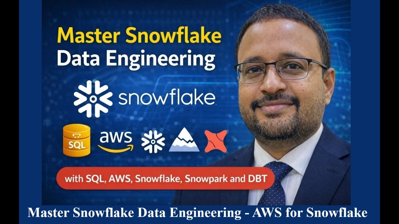 Master Snowflake Data Engineering Part 21, AWS for Snowflake Part 4 , aws, master snowflake,