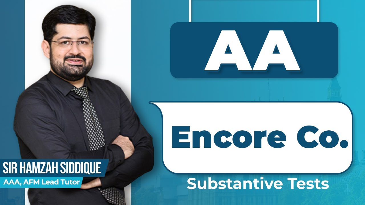 ACCA AA Encore co (субстантивные процедуры)