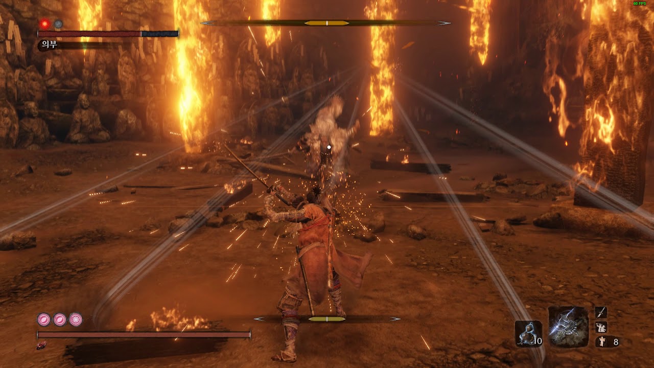 Sekiro - Owl (Father) NG+7 All Parrying No Damage (Bell Demon)