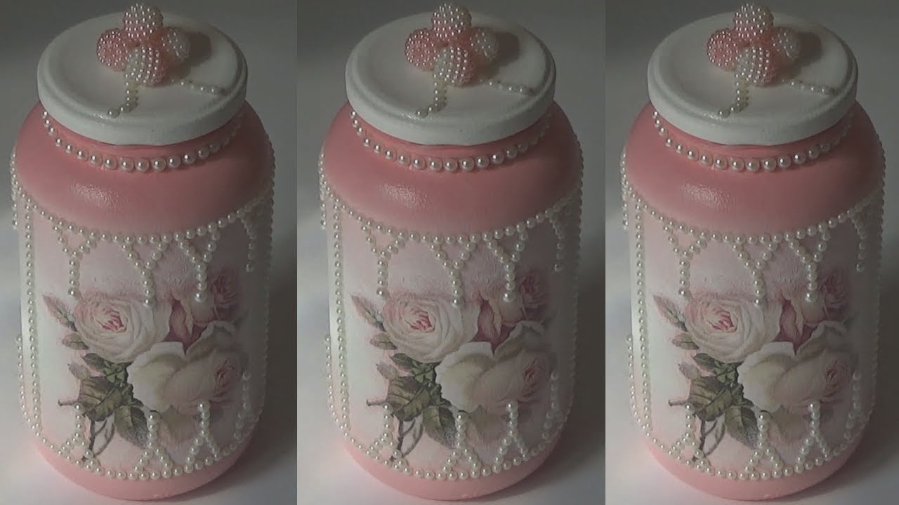 POTE DE AZEITONA RECICLADO