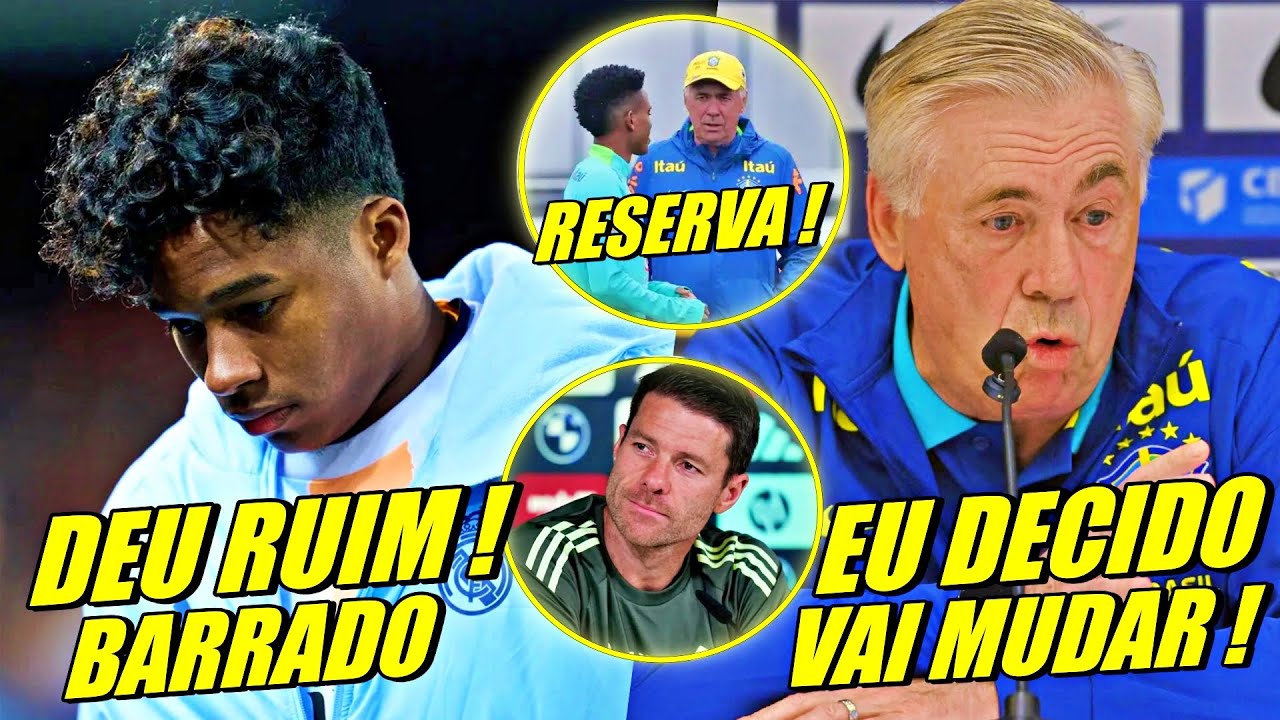 REAL FAZ ABSURDO COM ENDRICK !! ANCELOTTI VAI MUDAR SACA ESTEV&Atilde;O E MAIS
