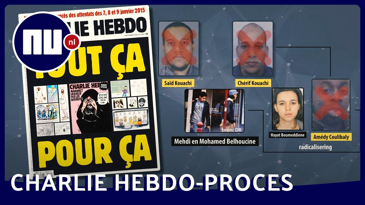 Rechtszaak aanslag Charlie Hebdo van start: dit zijn de verdachten | NU.nl