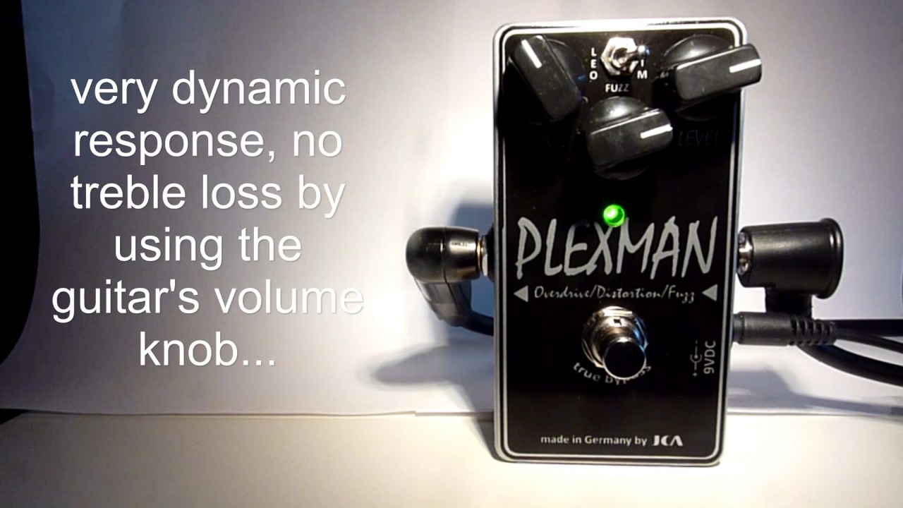 The PLEXMAN by JCA Germany. Tweed OD, Plexi distortion and Fuzz.