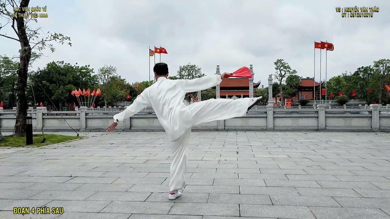 Thái Cực Quạt Trần Gia 24 thức. ĐOẠN 4,VS Nguyễn Văn Thảo.