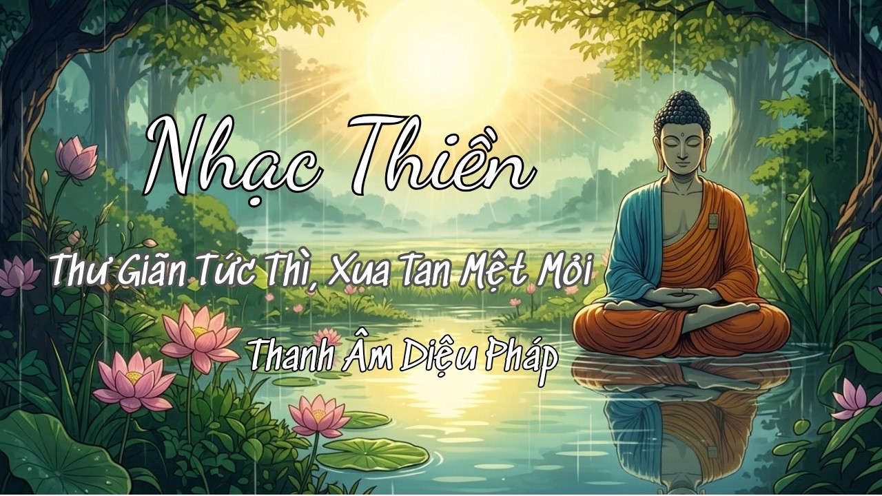 Nhạc Thiền Nước Chảy Hoa Trôi | Thư Giãn Tức Thì, Xua Tan Mệt Mỏi | Thanh Âm Diệu Pháp