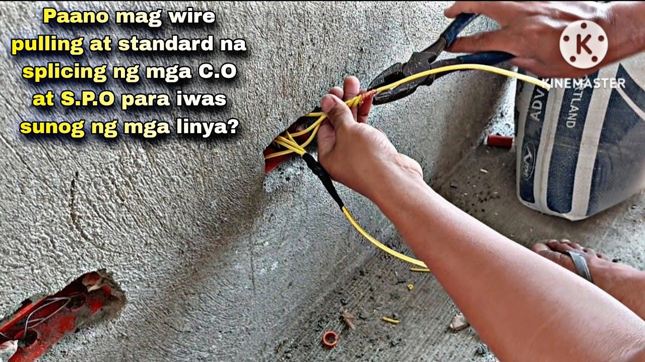 Paano mag wire pulling at standard na splicing ng mga C.O at S.P.O para iwas sunog ng mga linya?