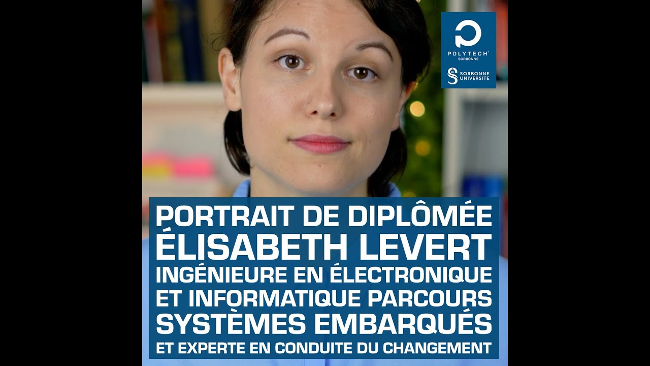 Portrait de diplômée : Élisabeth Levert ingénieure en Électronique Informatique Systèmes Embarqués