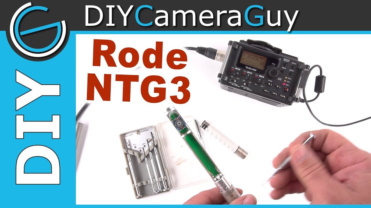 Whats inside, Rode NTG3 $700 microphone (handling noise fix)