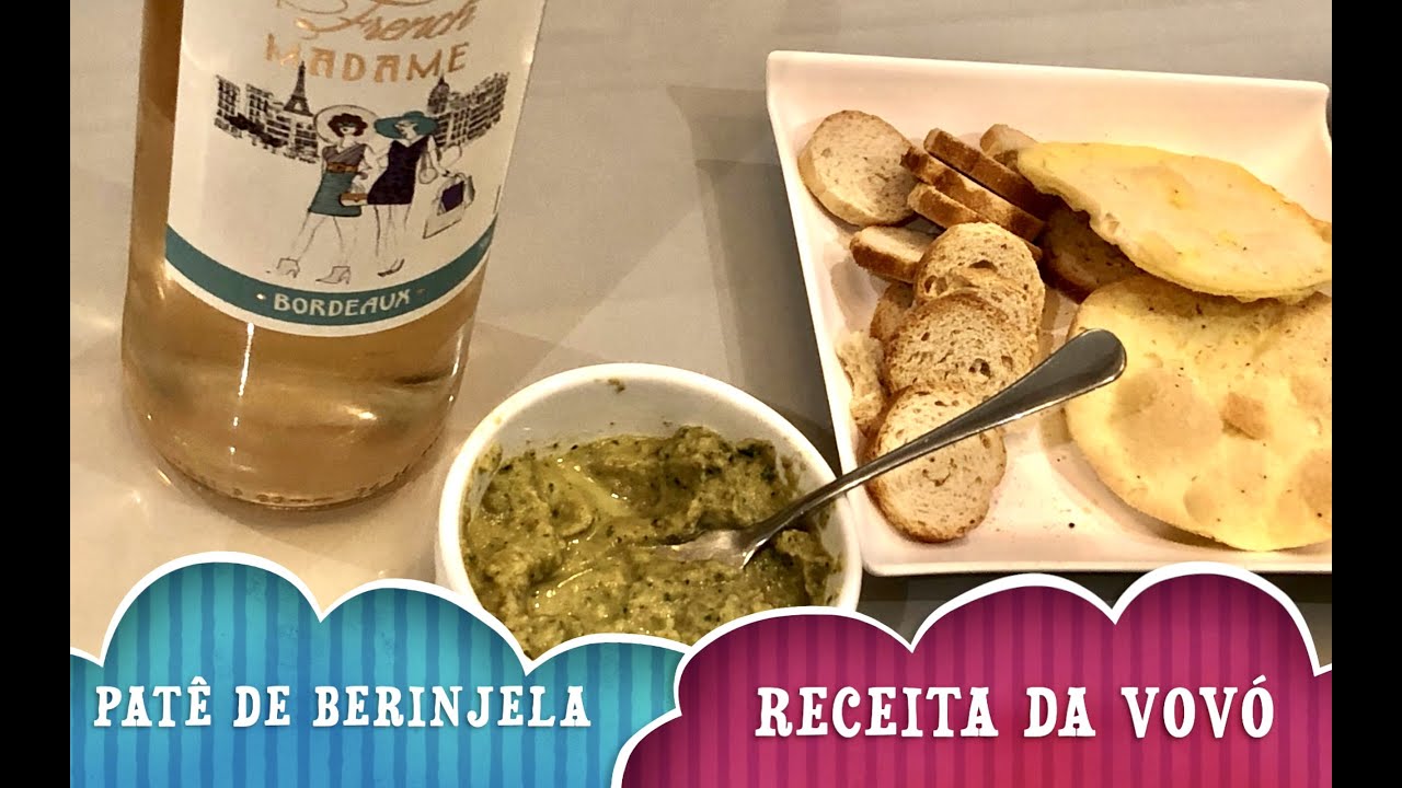 APRENDA A FAZER UM PATÊ DE BERINJELA QUE VOCÊ JAMAIS VIU ANTES!! *delicioso*