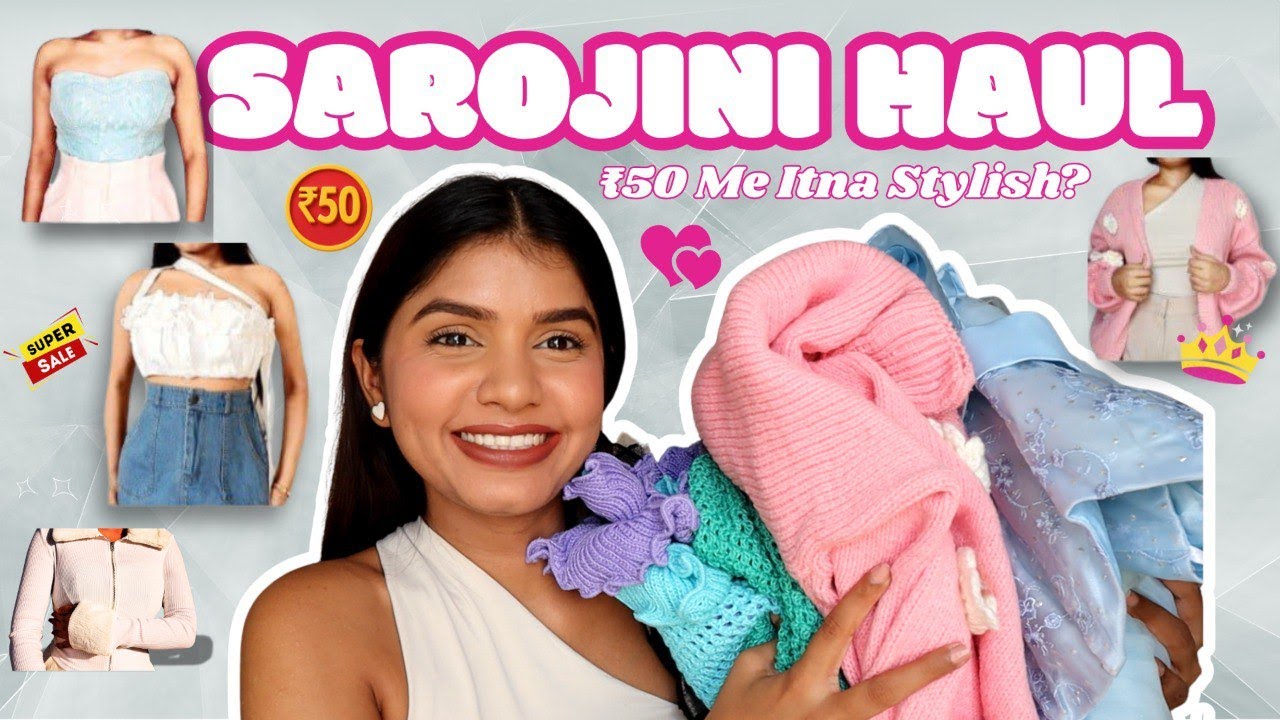 Sarojini Nagar Haul 💕 Found Cutest Birthday Dress 😍