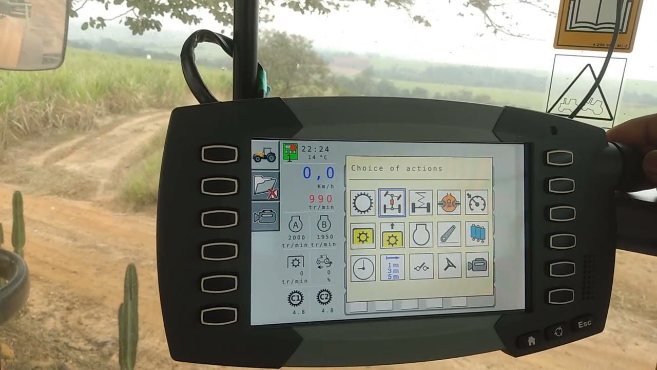 t250 CVT Valtra como opera e programa manobra de cabeçeira