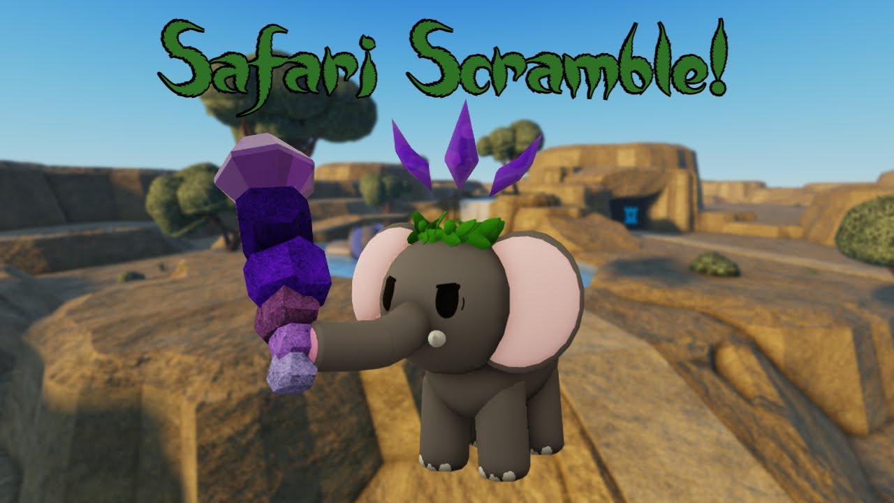 Future Tower Heroes Map? •Safari Scramble• | Roblox