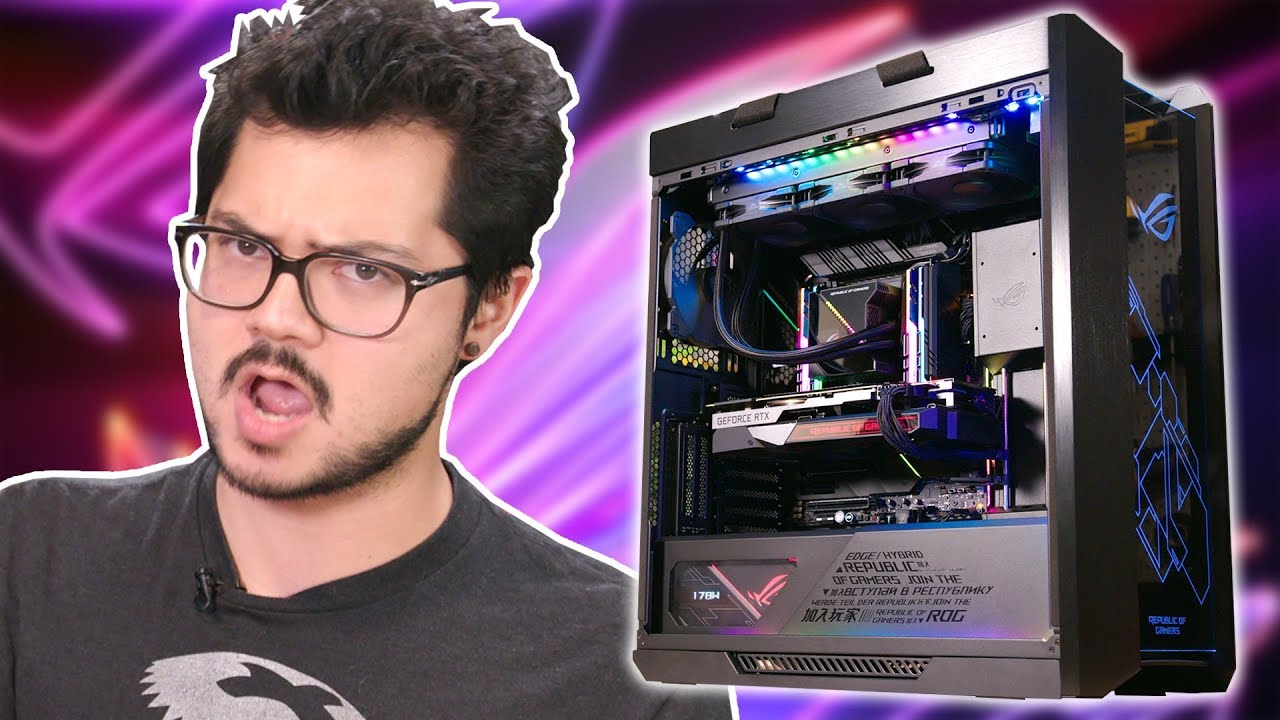 I built a PC using ONLY Asus ROG parts