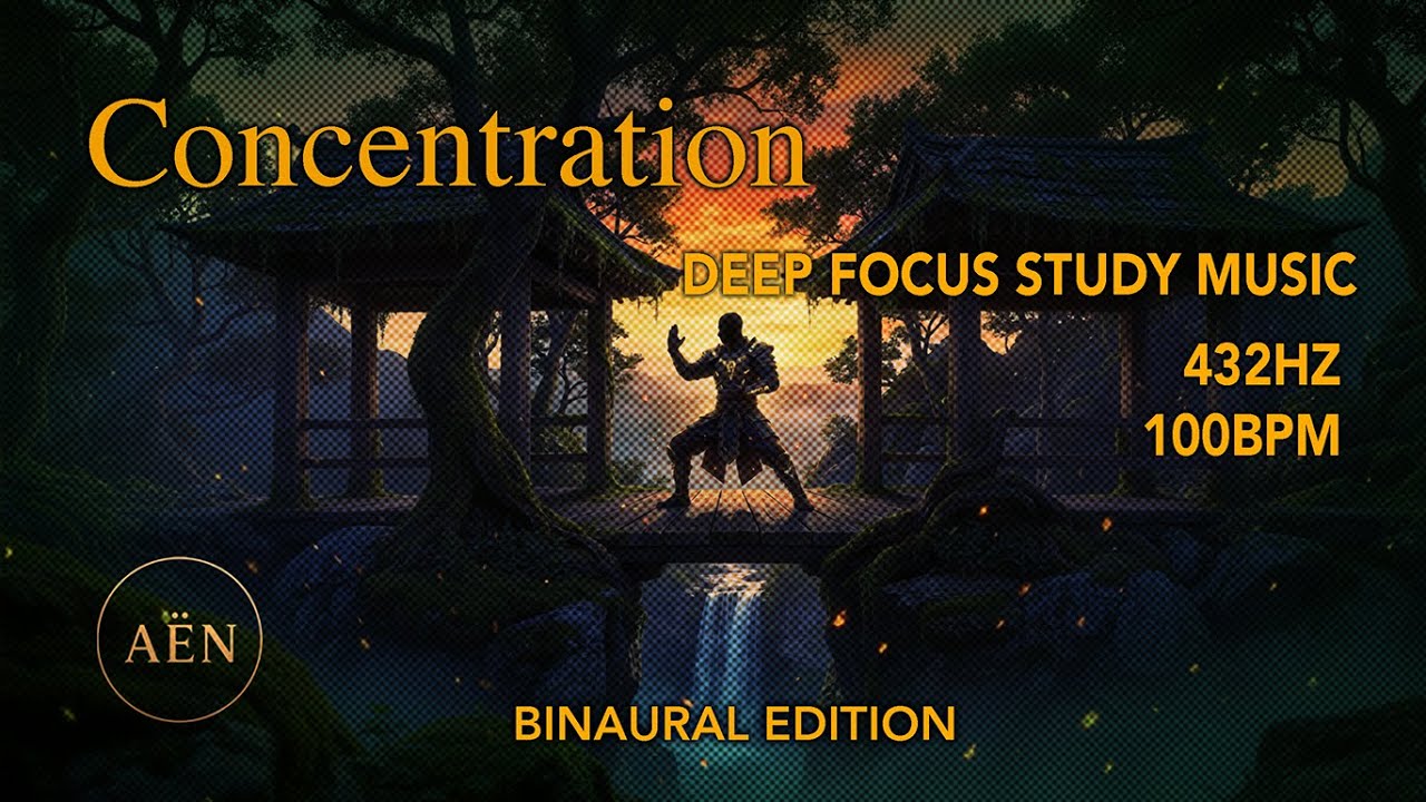 ALLERT! Deep Concentration Effect | Open Dojo Flow | Binaural Beats | Alpha, Low Beta, Theta Waves.