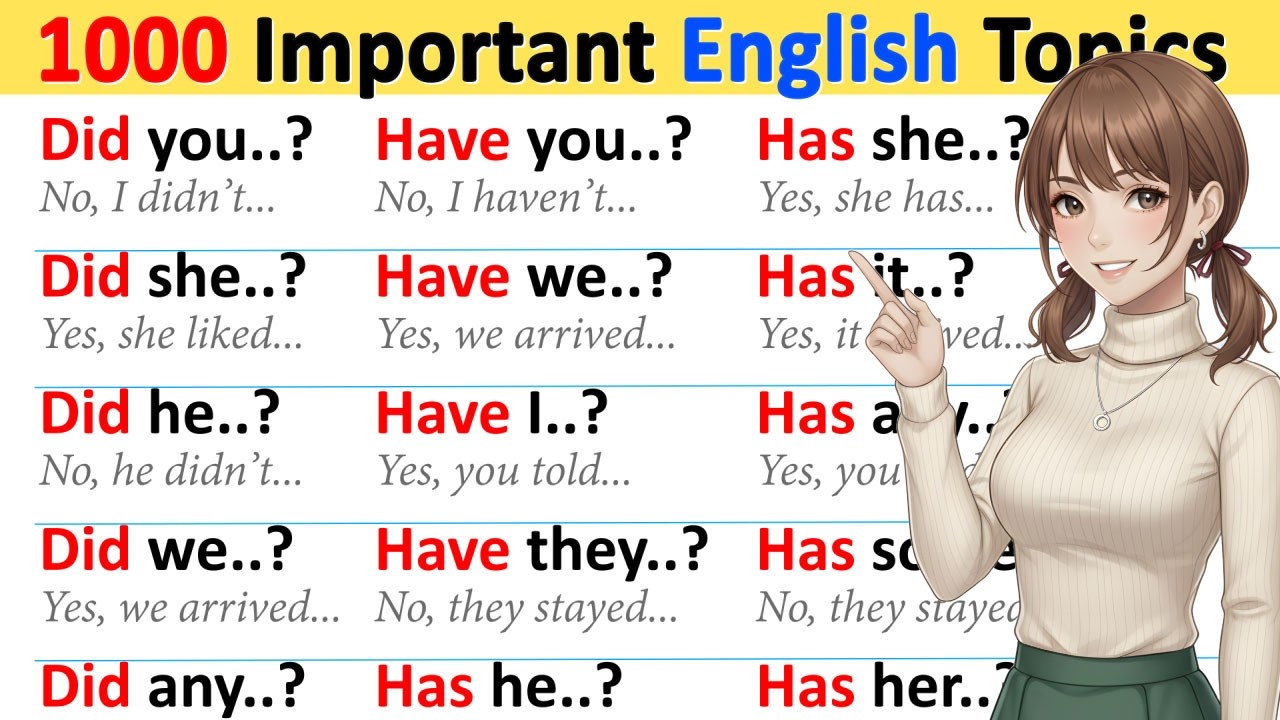 🔥Learn English Conversation Practice Daily | Improve English Listening and Speaking Skills 💪
