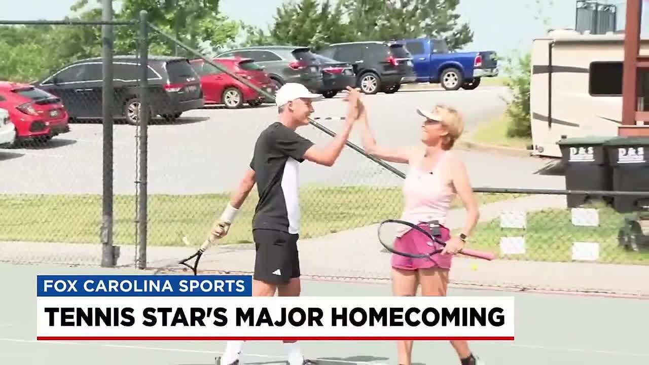 Upstate tennis star lives out family legacy at first major