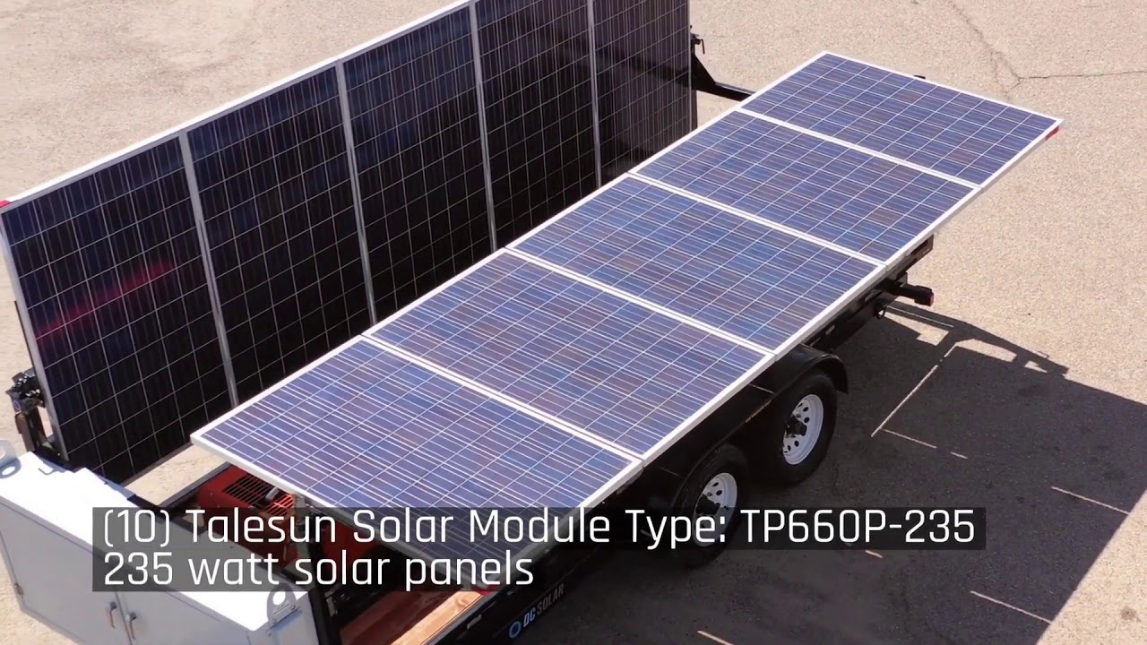 DC Solar Trailers
