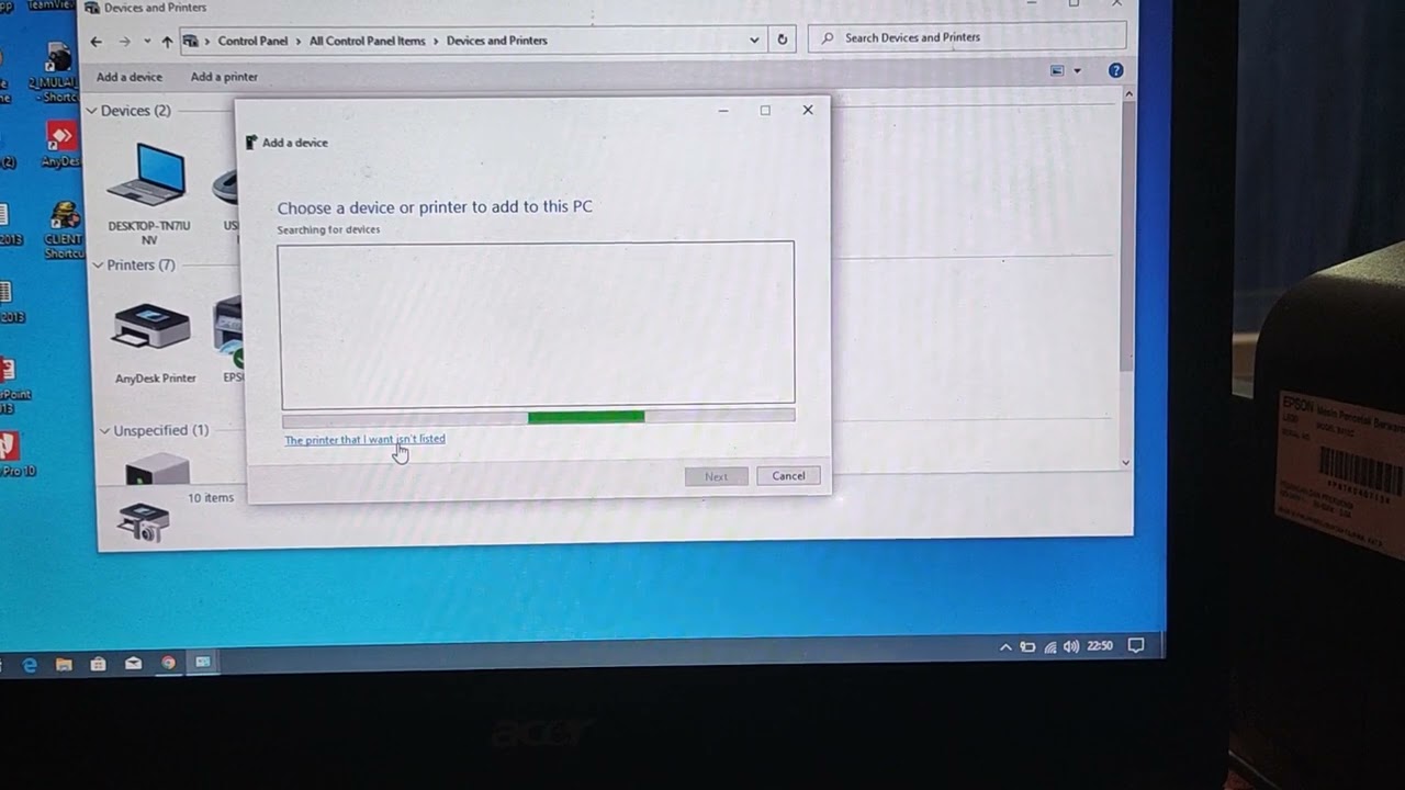 CARA INSTAL PRINTER LX-300 DENGAN DRIVER LX-300+II DI WINDOWS 10