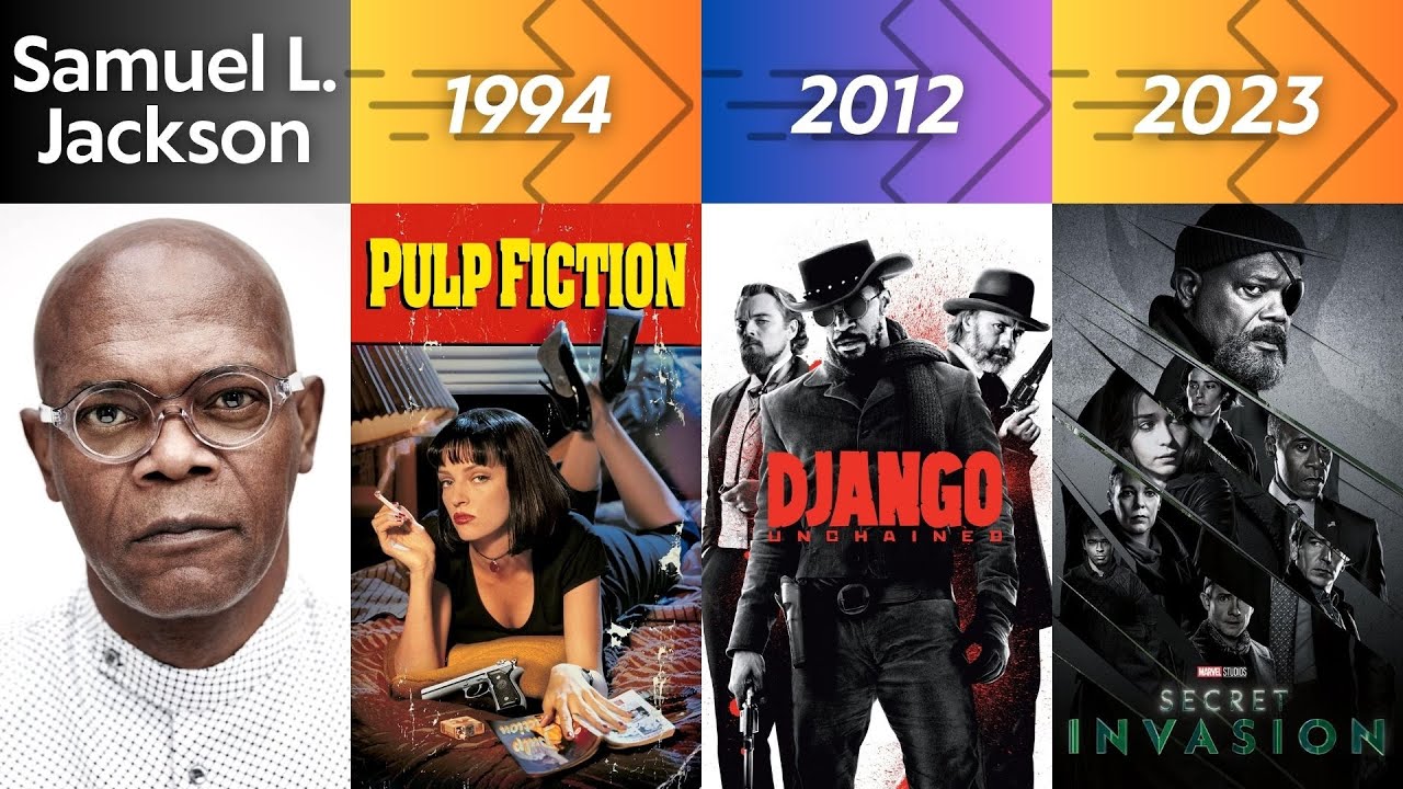 Samuel L. Jackson Evolution - Every Movie from 1981 to 2023