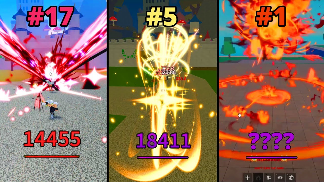 TOP 20 MOST OVERPOWERED SWORD COMBOS IN BLOX FRUITS